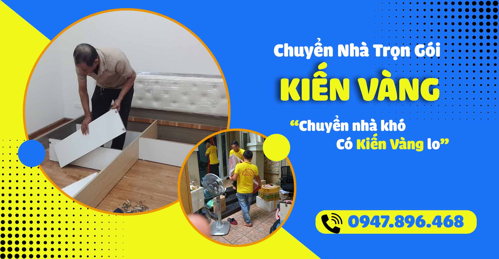 Dịch vụ chuyển nhà trọn gói Kiến Vàng
