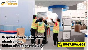 Bí quyết chuyển văn phòng nhanh chóng, không gián đoạn công việc