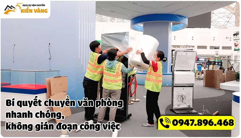 Bí quyết chuyển văn phòng nhanh chóng, không gián đoạn công việc